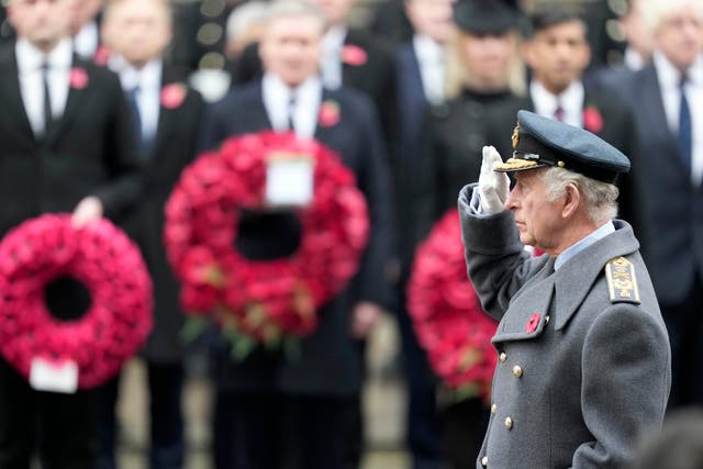 APTOPIX Britain Remembrance Sunday