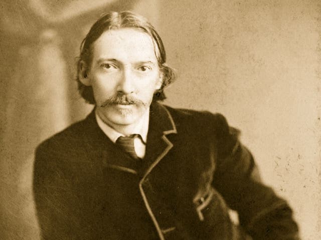 <p>Scottish writer, novelist and traveller, Robert Louis Stevenson (1850 -1894)</p>