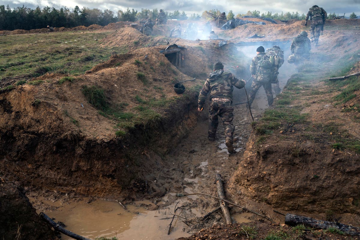 Military training efforts for Ukraine hit major milestones even as attention shifts to Gaza