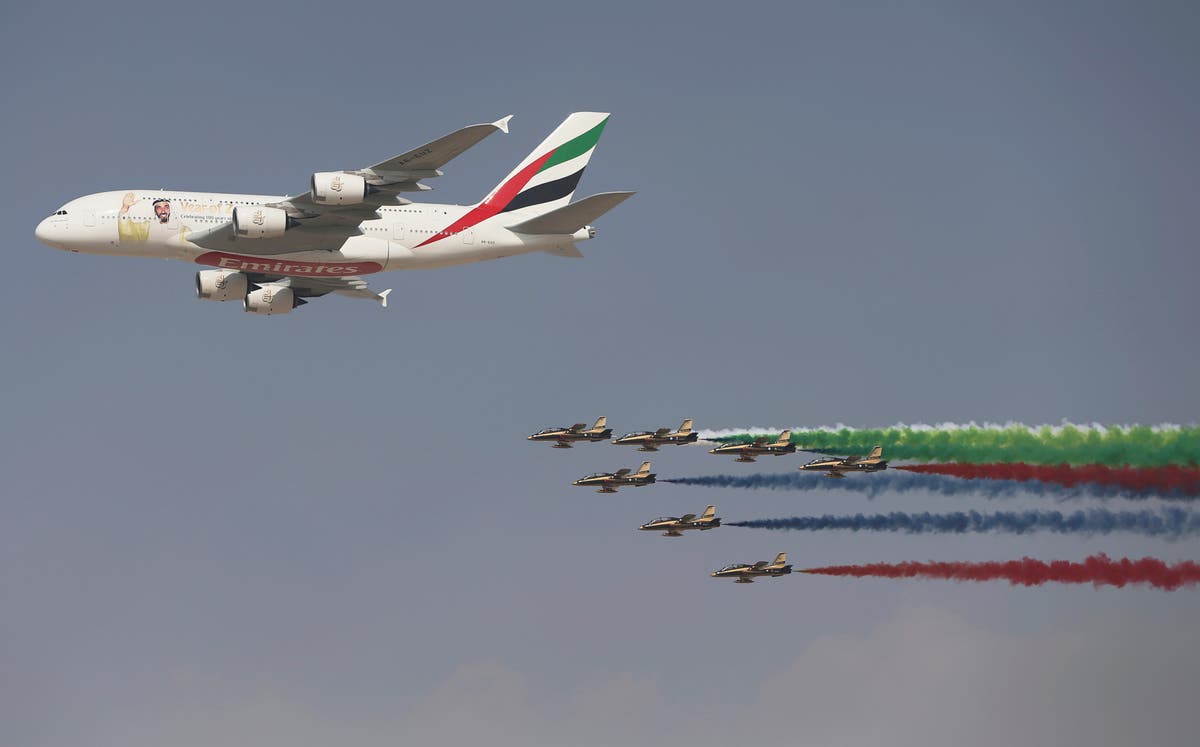 Dubai Air Show opening as aviation soars following pandemic lockdowns