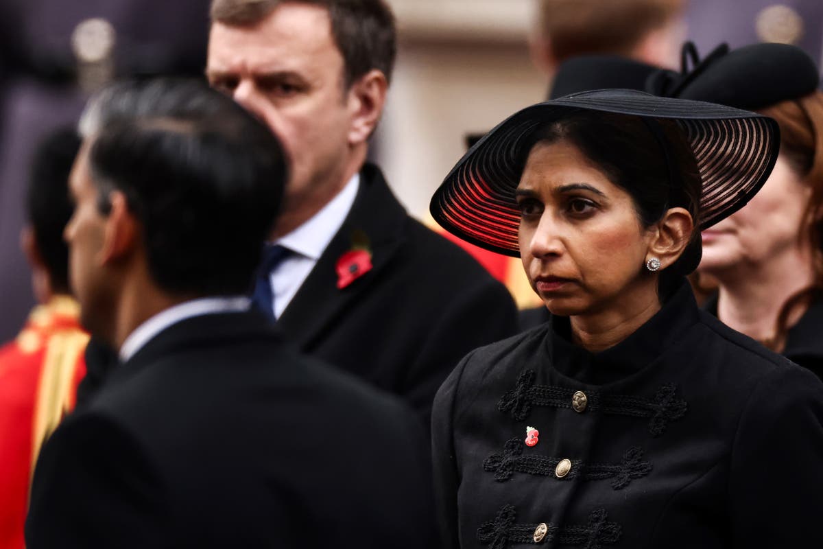 Pro-Palestine march: Braverman&rsquo;s future hangs in balance as seven charged in Armistice Day violence