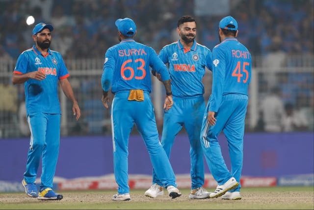 <p>India completed an unbeaten group stage campaign by thrashing the Netherlands </p>