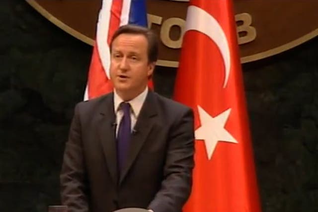 <p>David Cameron calls Gaza a ‘prison camp’ in resurfaced clip.</p>