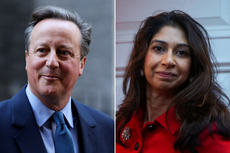 David Cameron given top job in Sunak’s shock reshuffle as Braverman sacked – latest