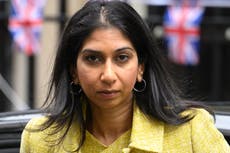 Tories at war as Braverman attacks Sunak over ‘slap in face’ record migration numbers