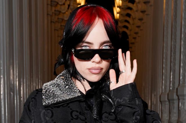 <p>Billie Eilish, wearing Gucci, attends the 2023 LACMA Art+Film Gala, Presented By Gucci at Los Angeles County Museum of Art on 4 November 2023 in Los Angeles, California.</p>