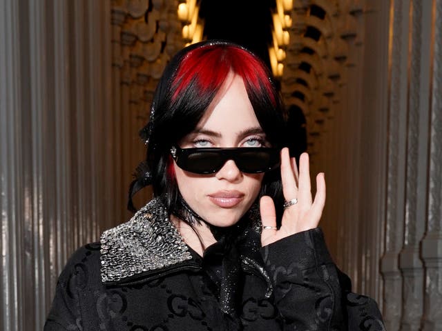 <p>Billie Eilish, wearing Gucci, attends the 2023 LACMA Art+Film Gala, Presented By Gucci at Los Angeles County Museum of Art on 4 November 2023 in Los Angeles, California.</p>
