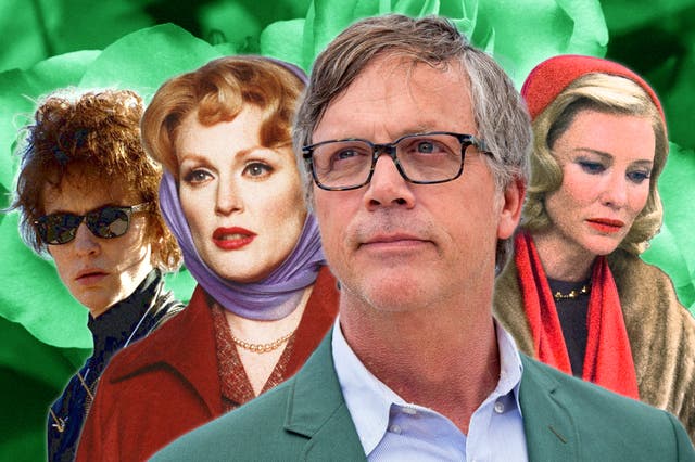 <p>‘The best movies always make you uncertain about things’: Filmmaker Todd Haynes (centre), alongside (left to right) Cate Blanchett in ‘I’m Not There’, Julianne Moore in ‘Far from Heaven’ and Blanchett in ‘Carol’ </p>