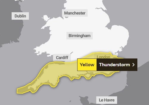 Storm Debi – Live: Thunderstorms To Hit Southern England As New Weather ...