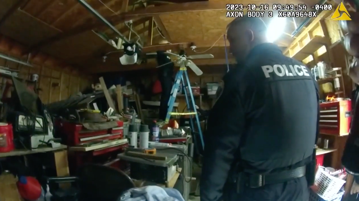 Bodycam video shows woman&rsquo;s rescue from alleged serial kidnapper&rsquo;s garage