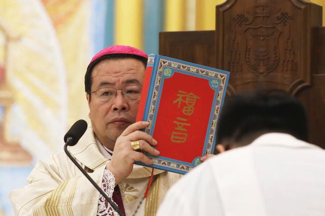 CORRECTION Hong Kong Beijing Bishop