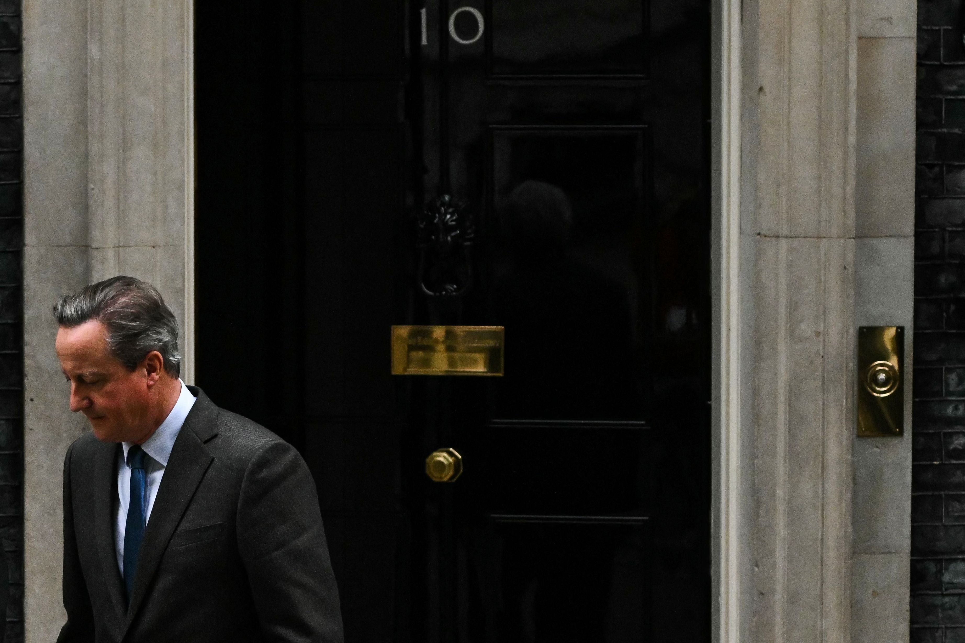 David Cameron returned to government with a role as foreign secretary