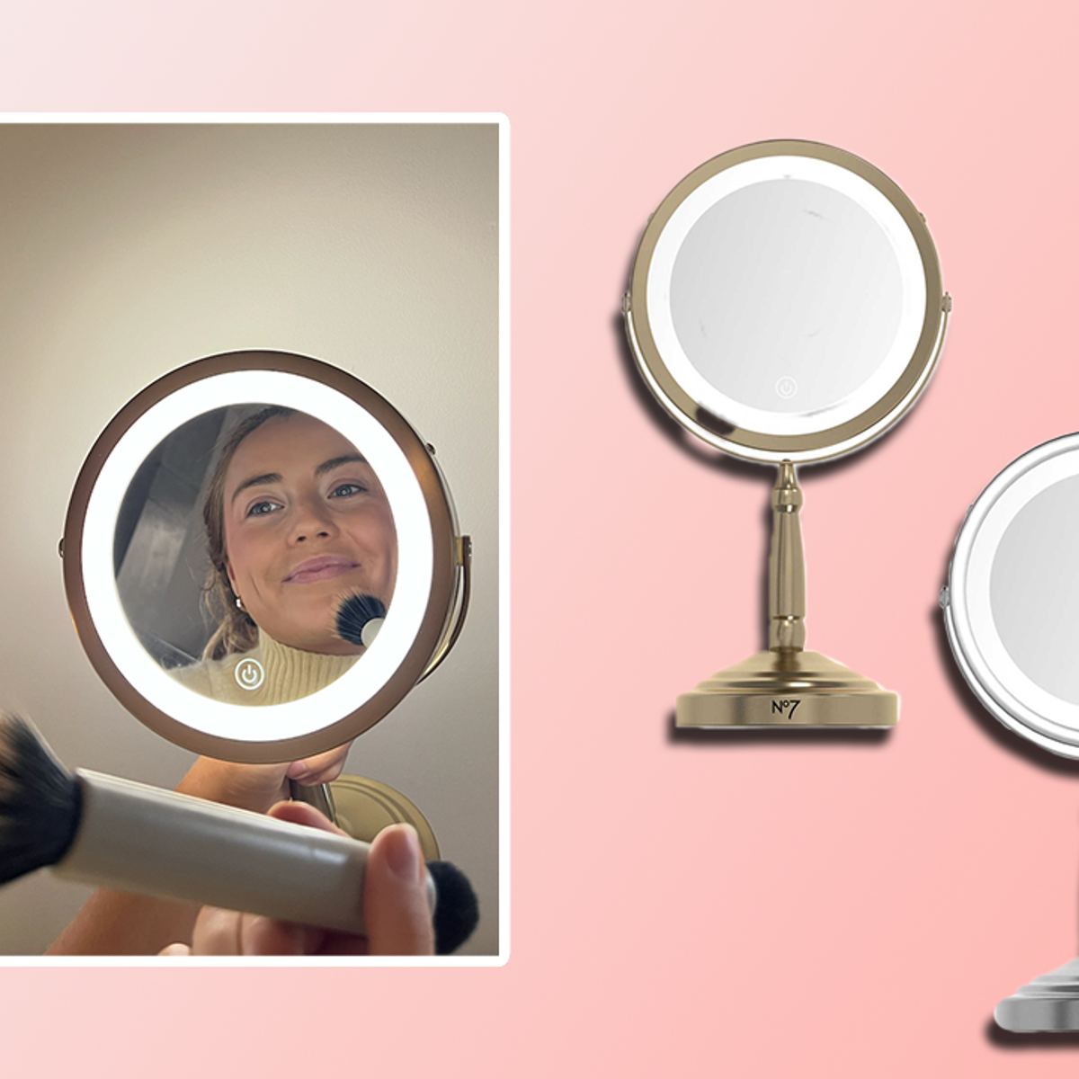 Boots star gift No7 cordless illuminated mirror review The