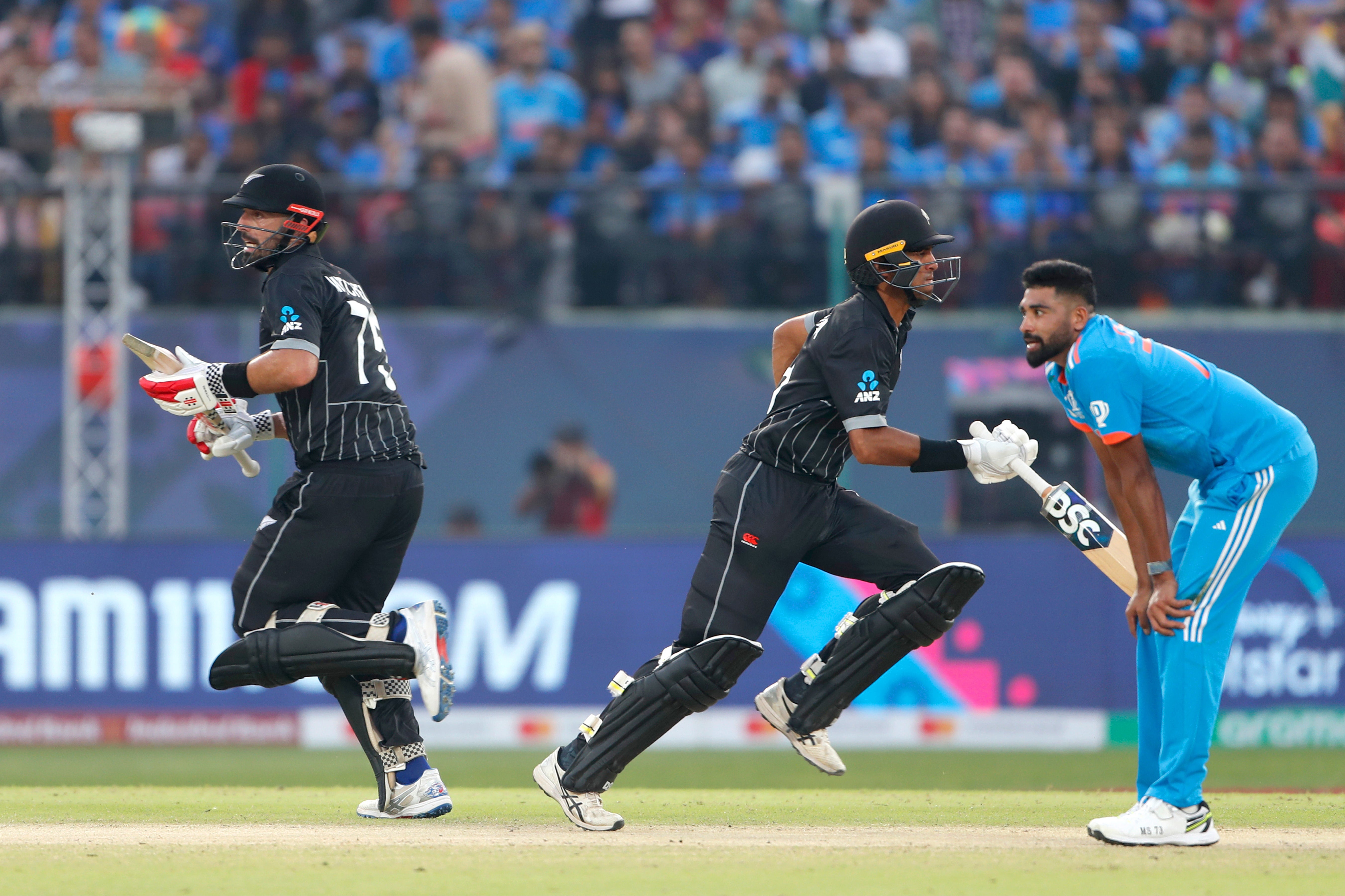 New Zealand and India meet in Mumbai in the first World Cup semi-final