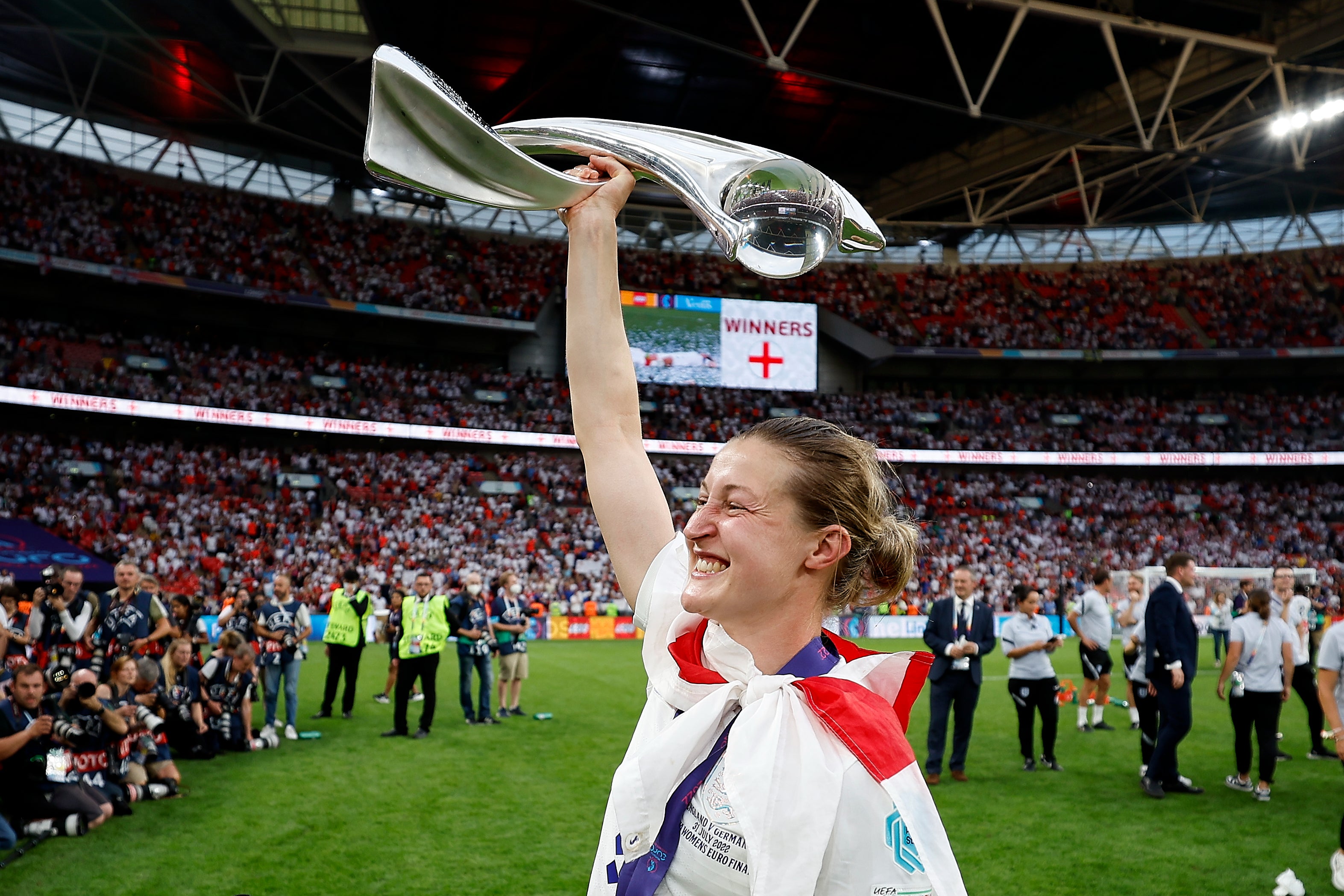 Euro 2022 winner Ellen White has been inducted into the WSL Hall of Fame