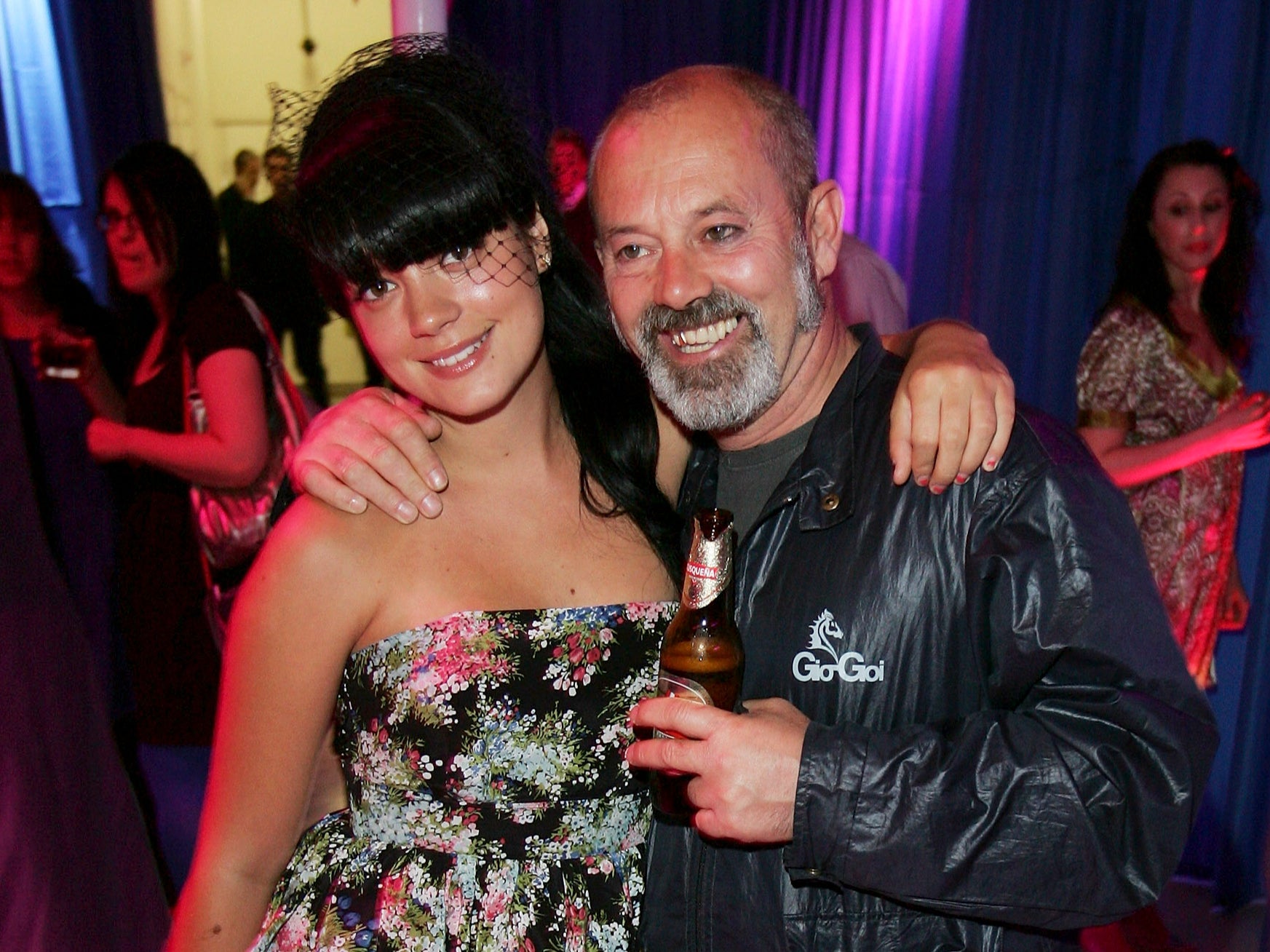 Keith with his daughter, Lily Allen, who shot to fame as a singer in the Noughties, pictured in 2008