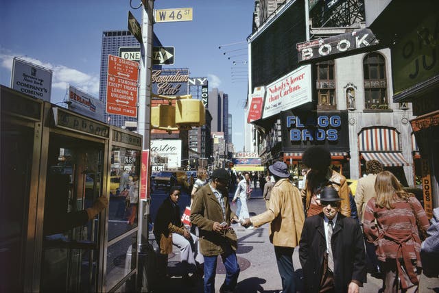 <p>West 46th Street, New York, 1976</p>