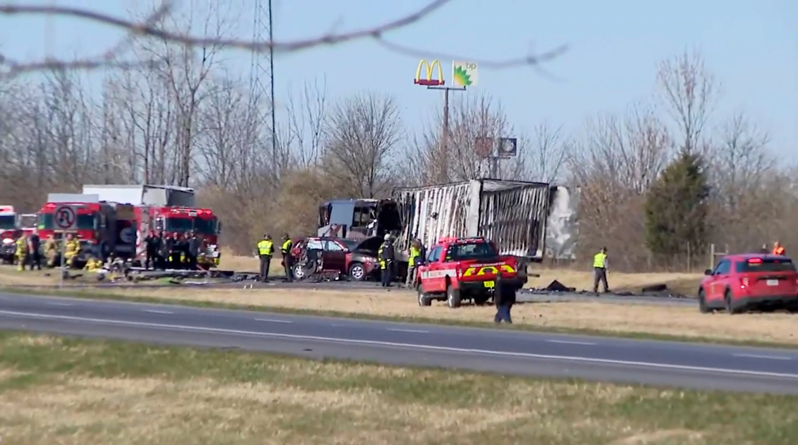 Emergency responders are on the scene of a fatal Ohio crash