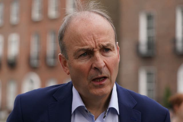 Foreign Affairs Minister Micheal Martin met Emily’s father Tom in Dublin on Tuesday afternoon (PA)