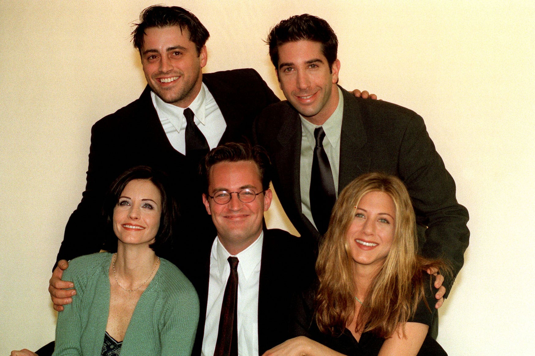 The stars of the American sitcom Friends (Neil Munns/PA)