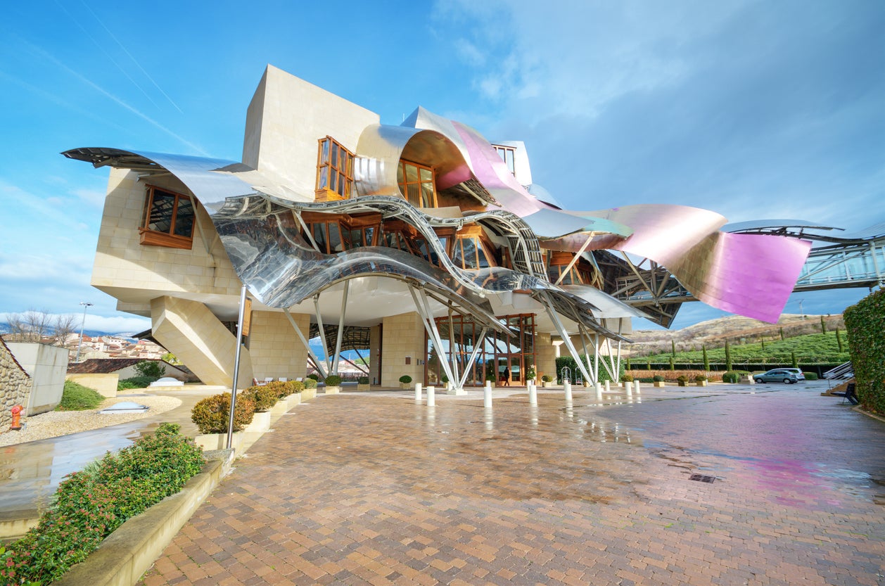 The Marques de Riscal is one of the region’s most famed hotels and wineries