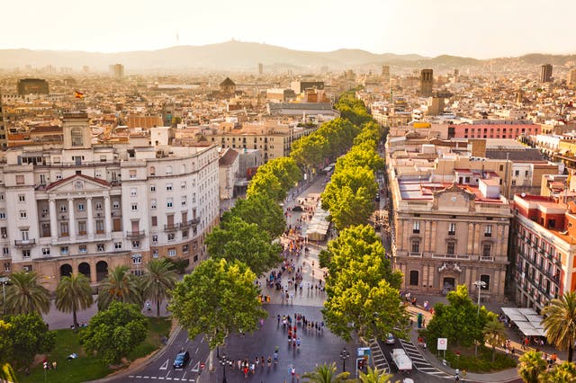<p>Las Ramblas is Barcelona’s most famous street</p>