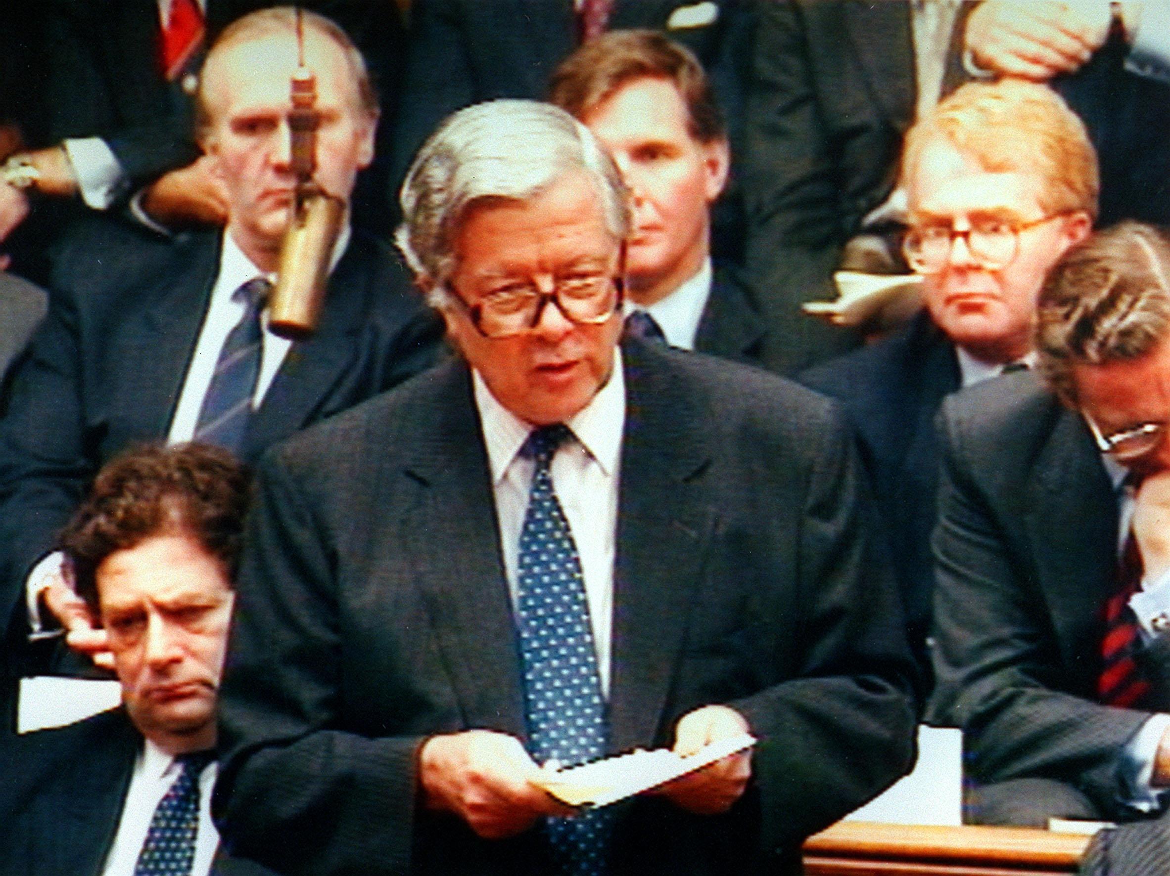 Sir Geoffrey Howe’s resignation speech to the House of Commons in November, 1990