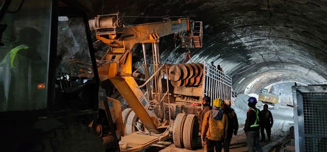 India Tunnel Collapse