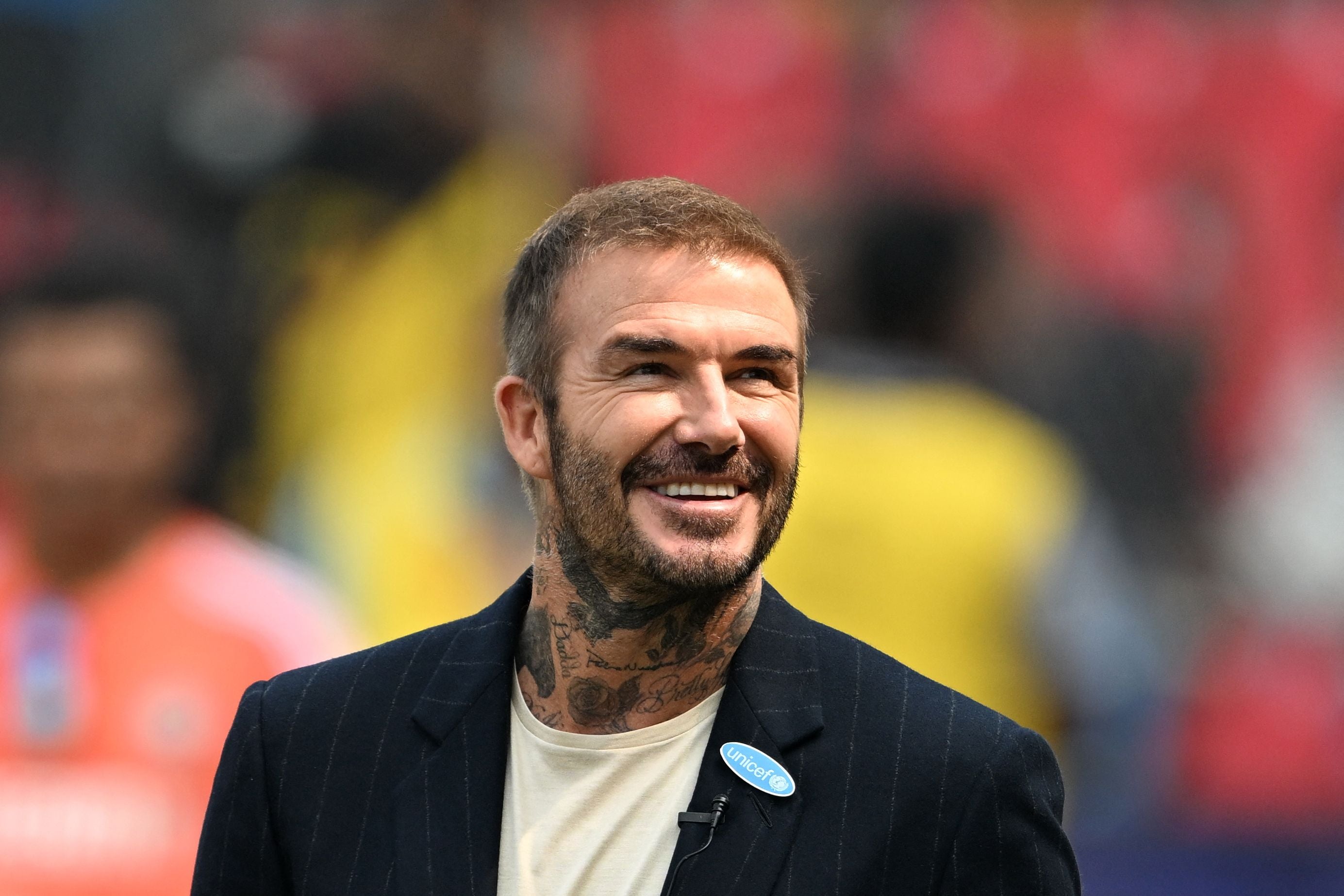 David Beckham says the moment his father congratulated him – ‘the first time he turned around to me and said: “You’ve made it, boy”’ – was after a friendly against France in which he didn’t score