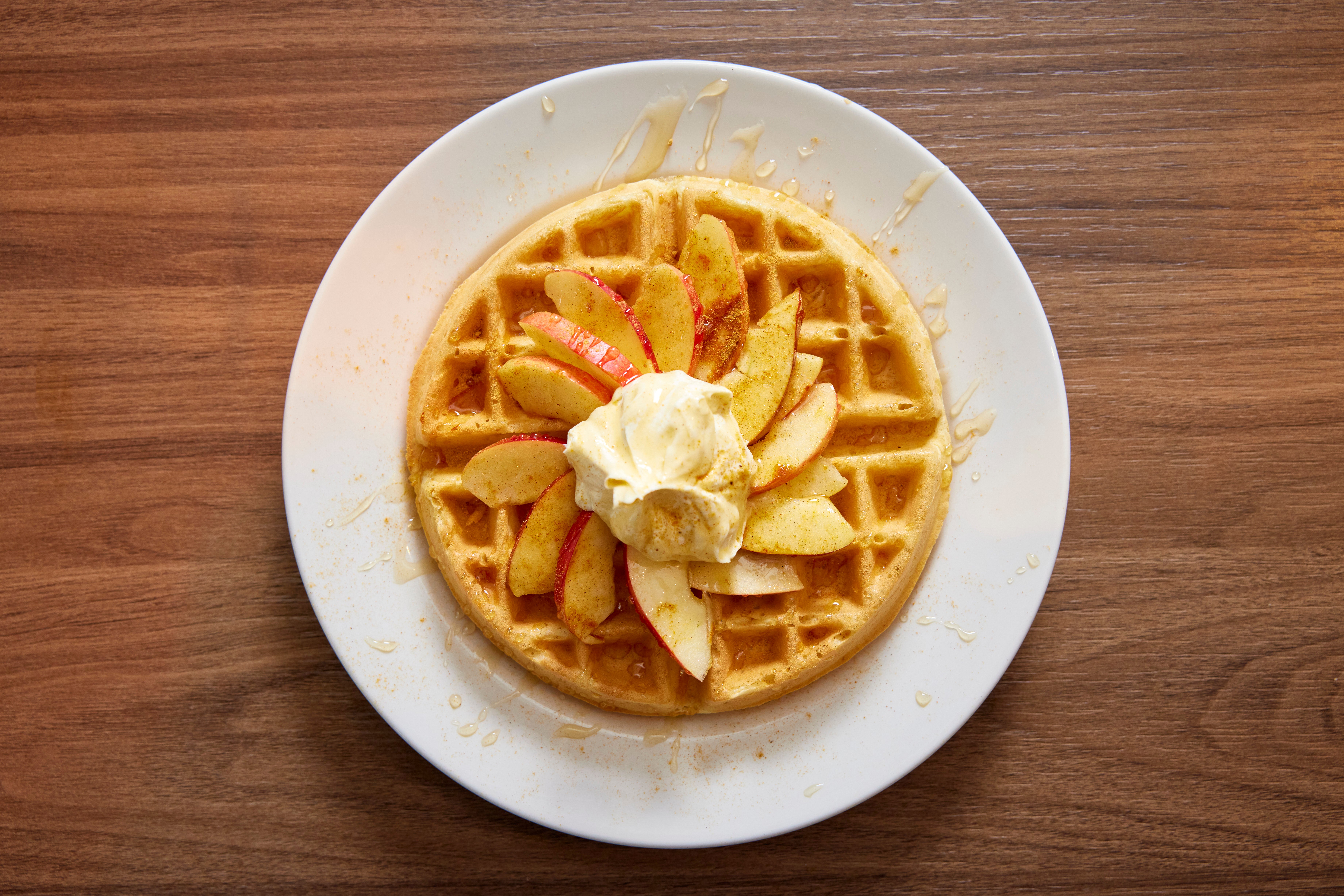 Winter Spice Waffle – a delicious blend of nutmeg, cinnamon, ginger and pumpkin (available at all Hampton by Hilton hotels across Europe, Middle East and Africa)