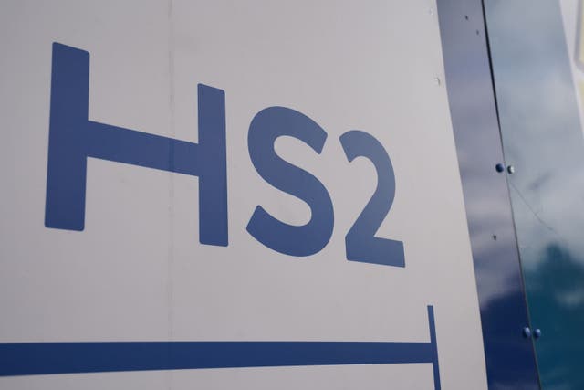 The Government has announced it ‘disagrees’ with HS2 Ltd figures showing a ‘significant’ increase in the estimated cost of Phase 1 of the high-speed railway (Lucy North/PA)
