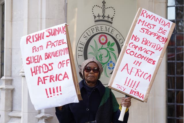 In a unanimous Supreme Court ruling, five of the UK’s most senior judges have ruled that the Government’s plan to deport some asylum seekers to Rwanda is unlawful (Stefan Rousseau/PA)