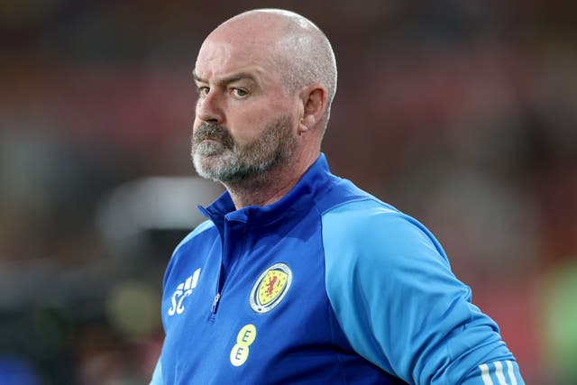 Scotland manager Steve Clarke aims to end the campaign with more points (Isabel Infantes/PA)