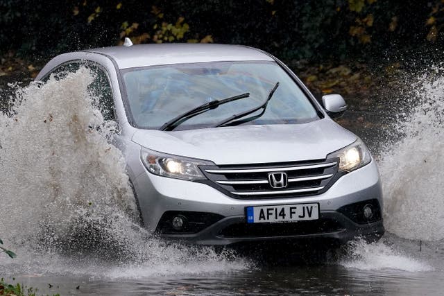 Storm Debi brought heavy rainfall in Kent on Tuesday (Gareth Fuller/PA)