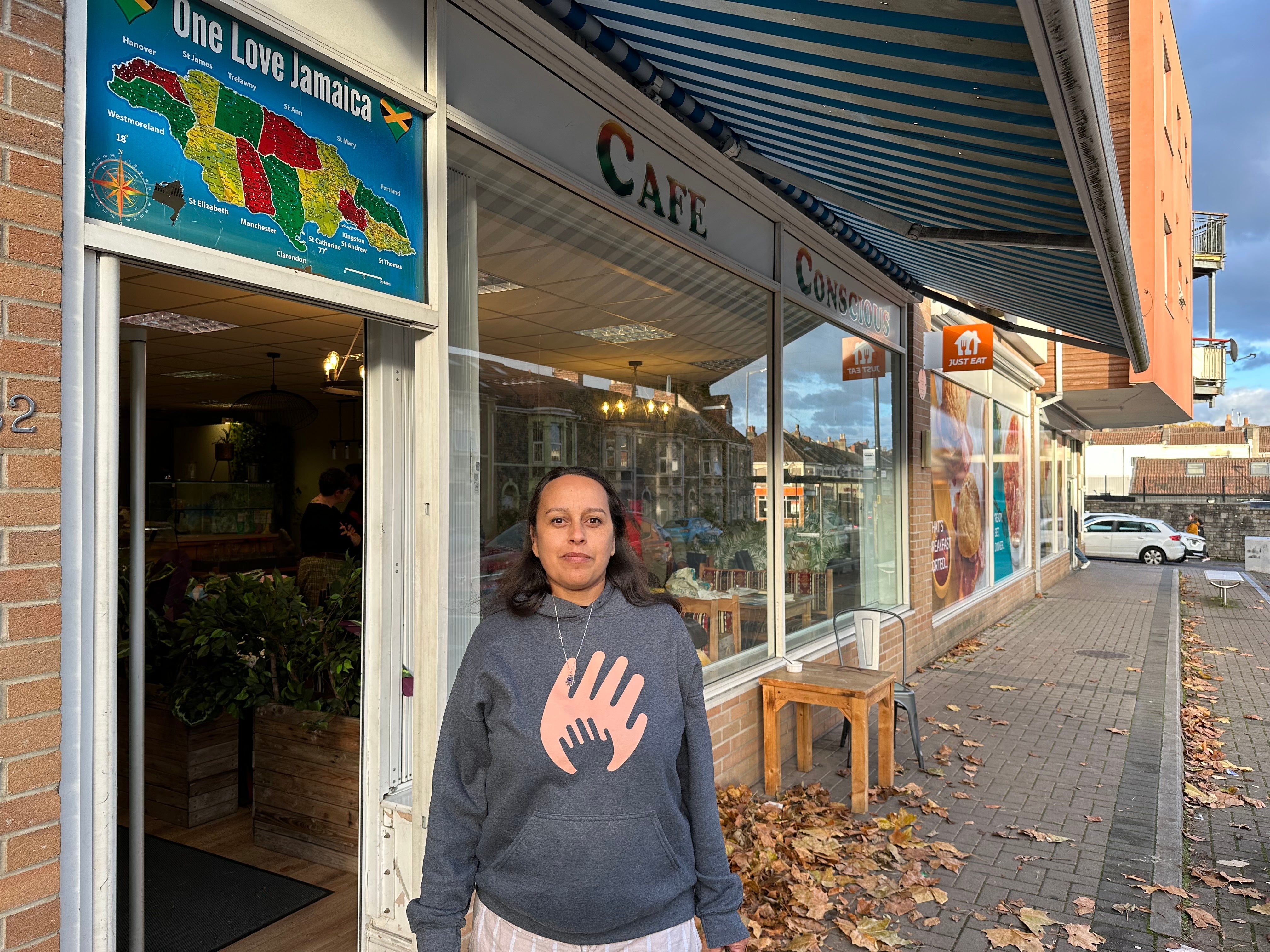 Help is being given through donations held at Cafe Conscious which joint owner Deniece Dixon opened after the evacuation