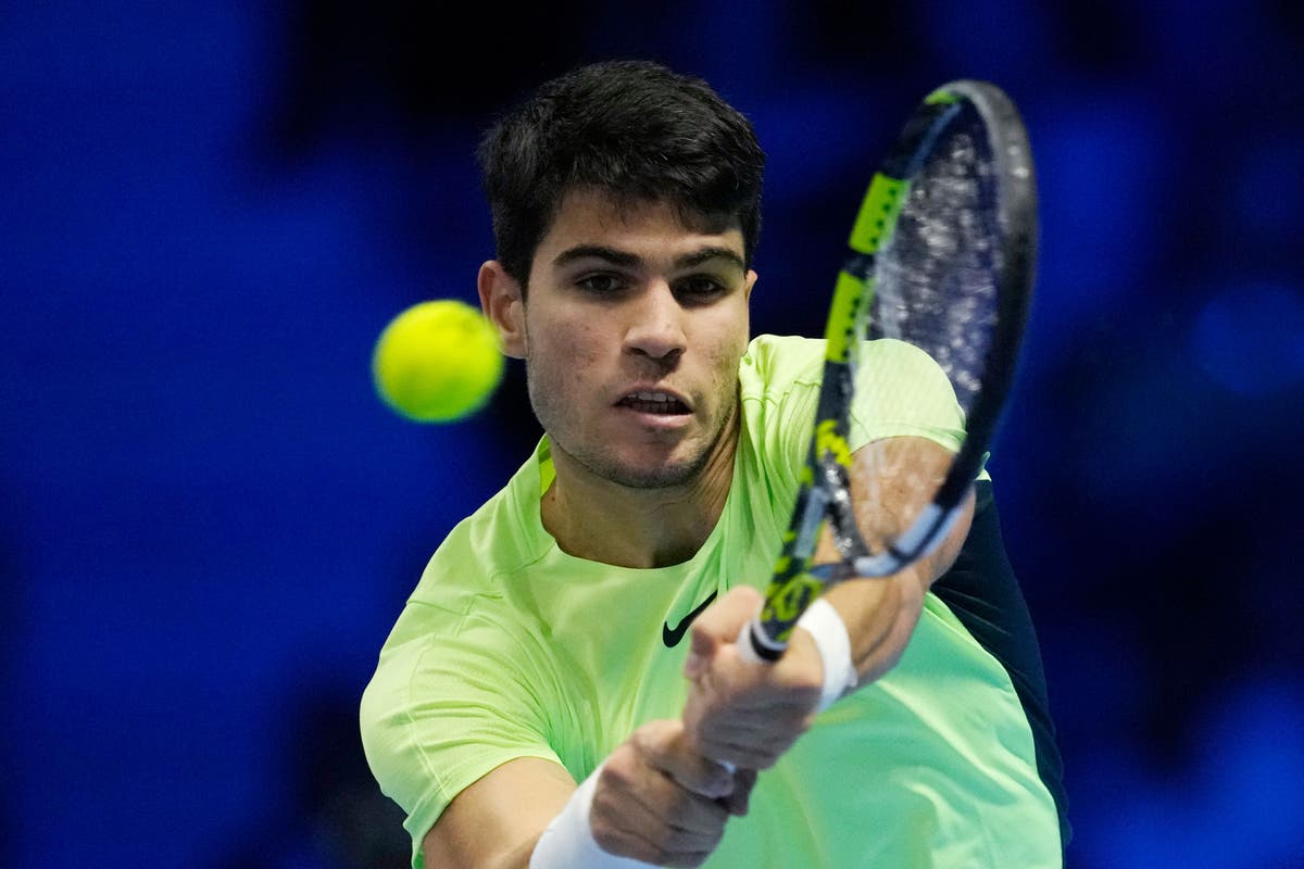 Carlos Alcaraz beats Andrey Rublev at ATP Finals as clash with Daniil Medvedev awaits