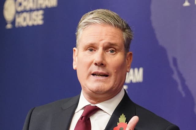 Three shadow ministers have broken ranks with Labour leader Labour leader Sir Keir Starmer over a Commons vote on Gaza (PA)