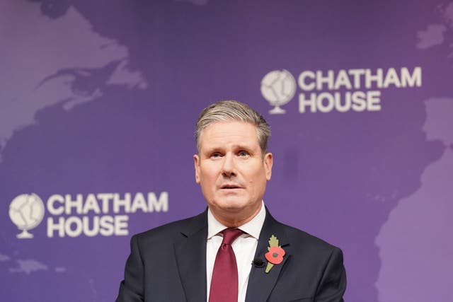 Labour leader Sir Keir Starmer has lost another frontbench MP over his stance on Gaza (Stefan Rousseau/PA)