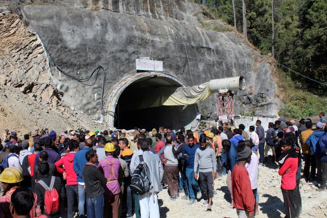 India Tunnel Collapse
