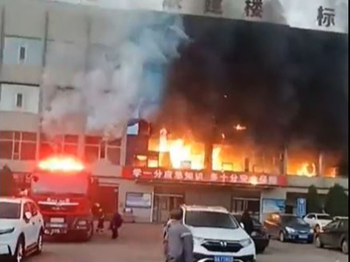 Fire at building in northern China kills 25 and leaves scores in hospital