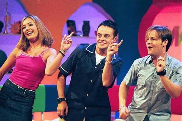 <p>A mighty trio: Cat Deeley, Ant and Dec on ‘SM:TV Live’ </p>