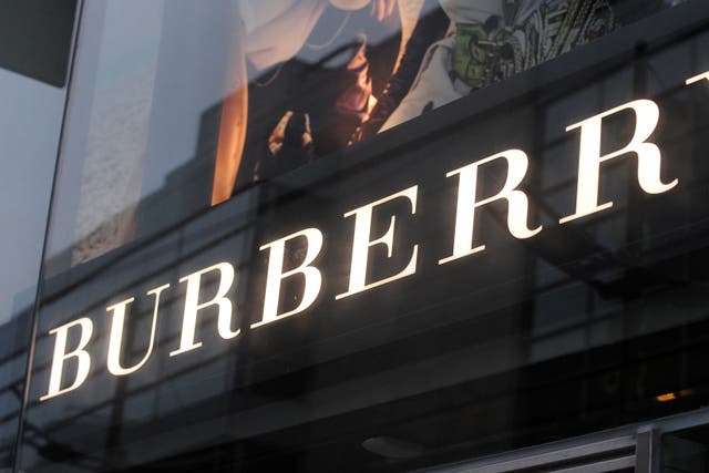 Fashion group Burberry has warned of a global slowdown in demand for luxury goods as inflation starts to hit wealthy customers (Anna Gowthorpe/PA)