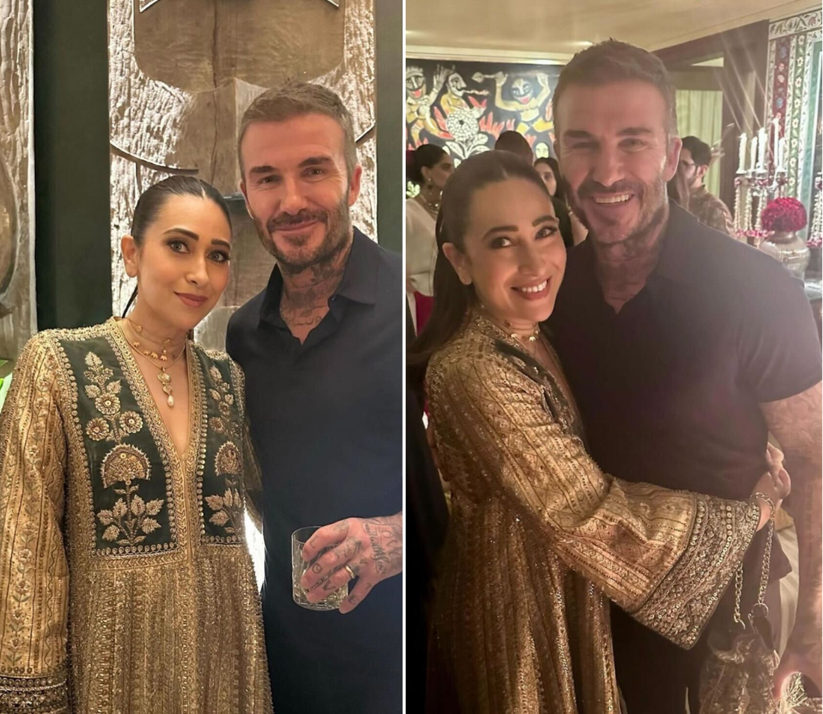 David Beckham spotted with Bollywood stars at Sonam Kapoor&rsquo;s private party in Mumbai