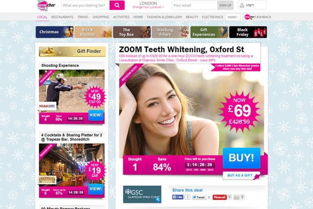 The online discount voucher business Wowcher has been warned about its selling practices by the CMA (PA)