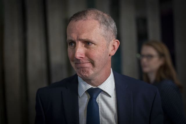 Michael Matheson apologised to Holyrood as he revealed his family had watched football on his parliamentary iPad while on holiday in Morocco (Jane Barlow/PA)