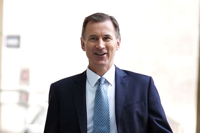 <p>Chancellor Jeremy Hunt is under pressure to lower taxes </p>