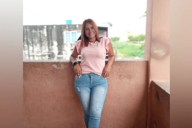 <p>Froilanis Rivas, madre de dos hijos de 34 años, murió impactada por un rayo el martes</p>