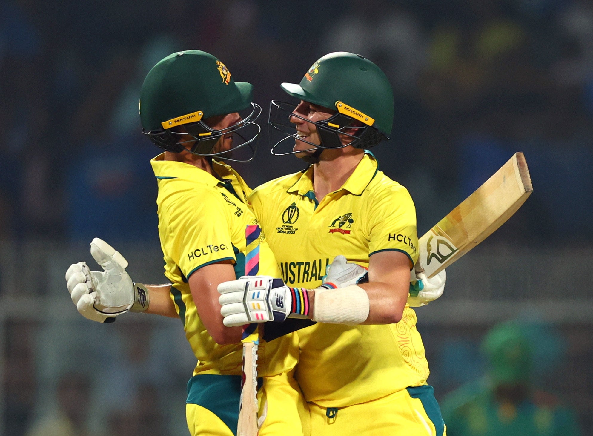 Pat Cummins and Mitchell Starc hit the winning runs to see Australia over the line