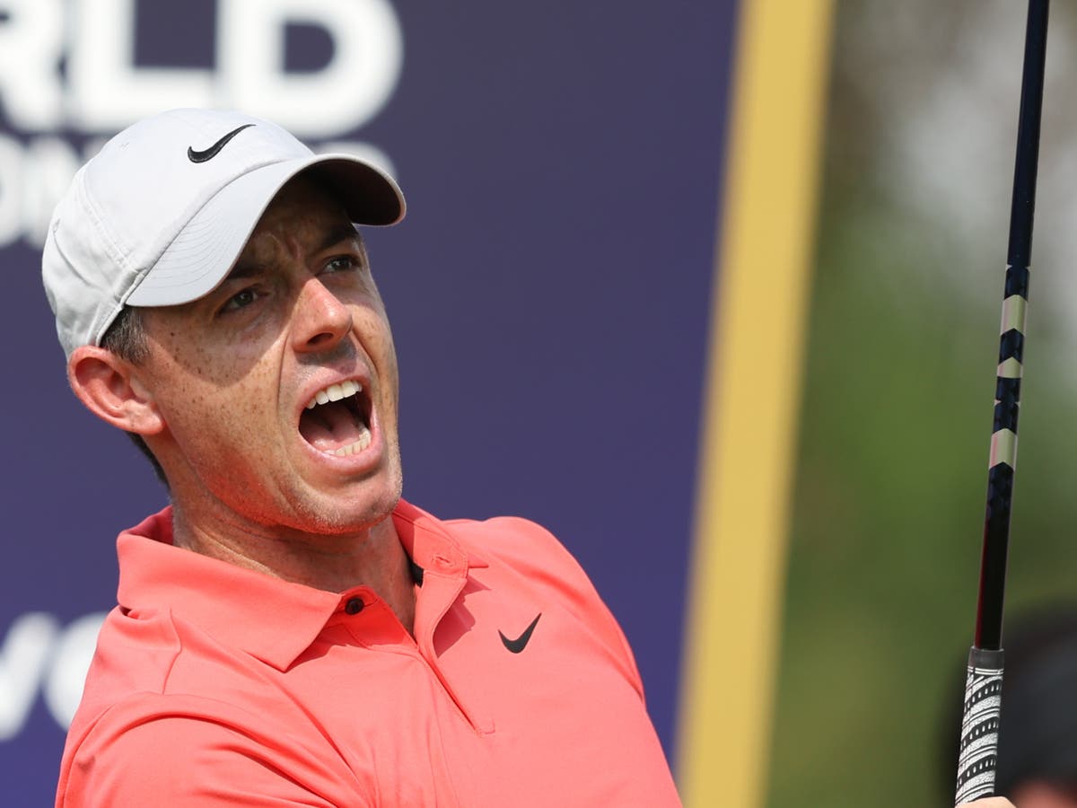 Rory McIlroy left facing unusual predicament as tee shot lands on spectator