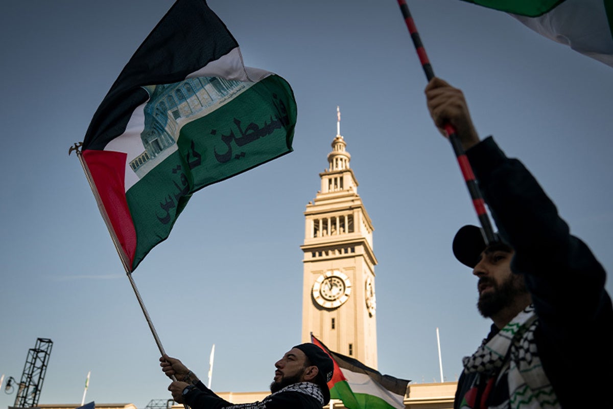 Watch: Pro-Palestine protesters block Bay Bridge in San Francisco | The ...